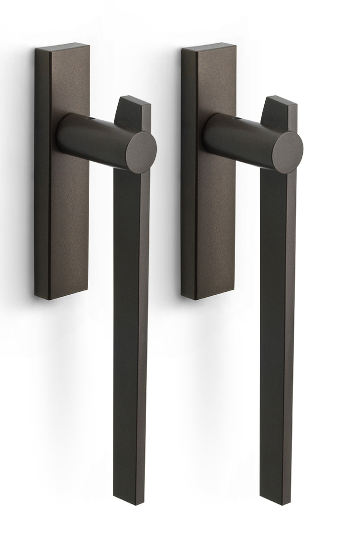BB230PA - set of lift-up sliding door handles bronze