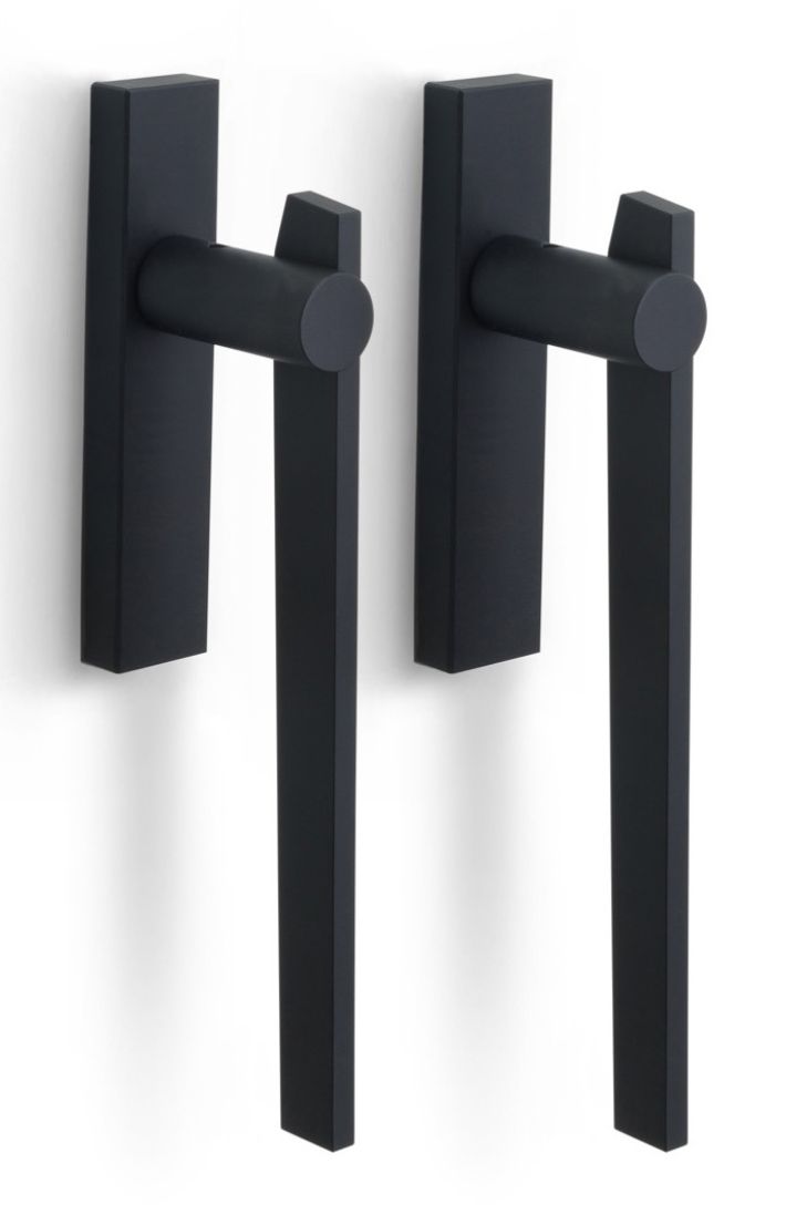 BB230PA - set of lift-up sliding door handles satin black