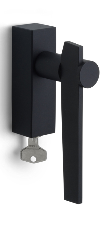 BB100-DKLOCK - L TENSE BB100-DKLOCK locking tilt and turn window handle satin black left-turning