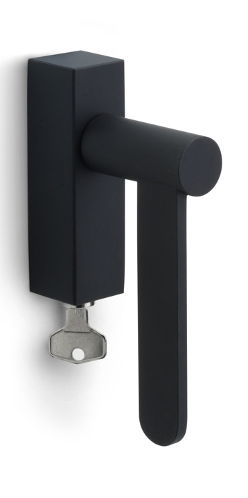 BB102-DKLOCK - R TENSE BB102-DKLOCK locking tilt and turn window handle satin black right-turning