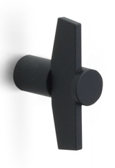 BB25M - solid cabinet knob  satin stainless steel