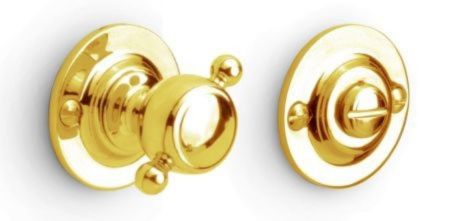 LZWC50B - privacy set without indicator incl 5/6/7/8 mm spindle brass unlacquered