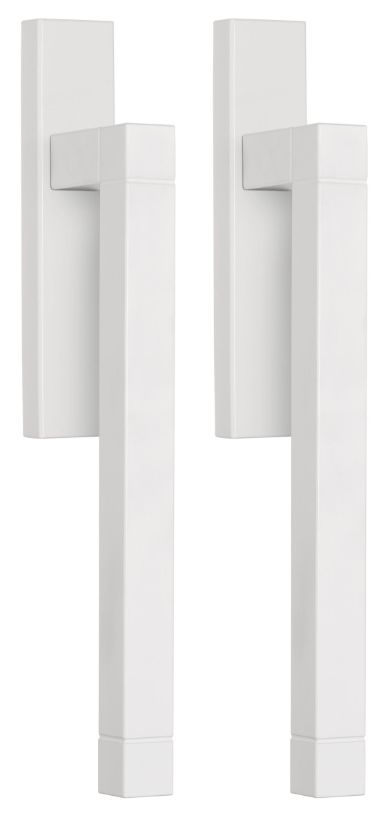 JB230PAY - set of lift-up sliding door handles profile cylinder hole Y69 white