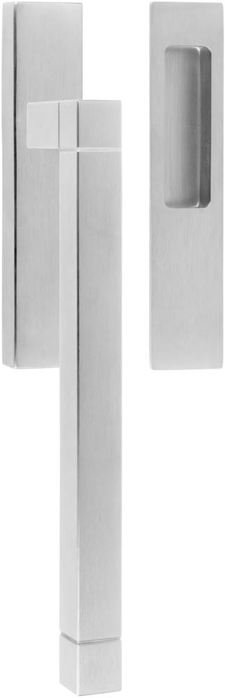 JB230Y - lift-up sliding door handle profile cylinder hole Y69 satin stainless steel
