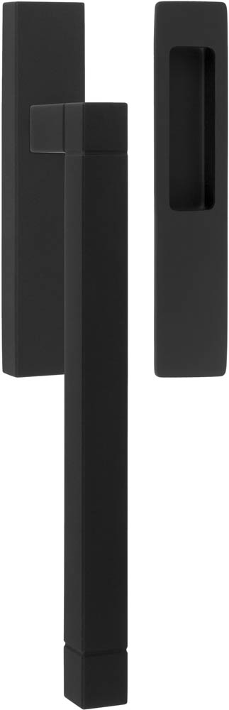 JB230 - lift-up sliding door handle blank satin black
