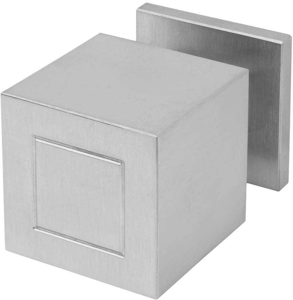 JB200V - fixed (front) door knob satin stainless steel
