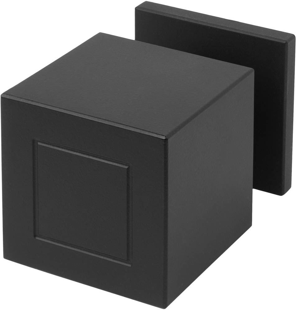 JB200V - fixed (front) door knob satin black