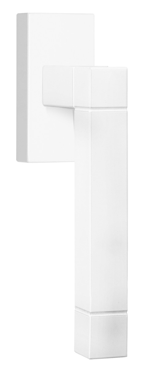 JB100-DK - L SQUARE JB100-DK non-locking tilt and turn window handle white left-turning