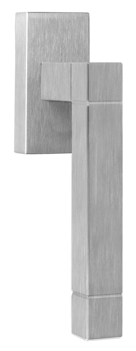 JB100-DK - L SQUARE JB100-DK non-locking tilt and turn window handle satin stainless steel left-turning