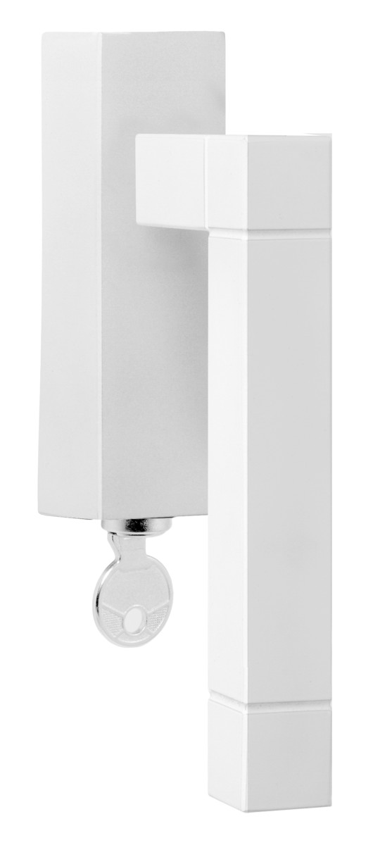JB100-DKLOCK - R SQUARE JB100-DKLOCK locking tilt and turn window handle white right-turning