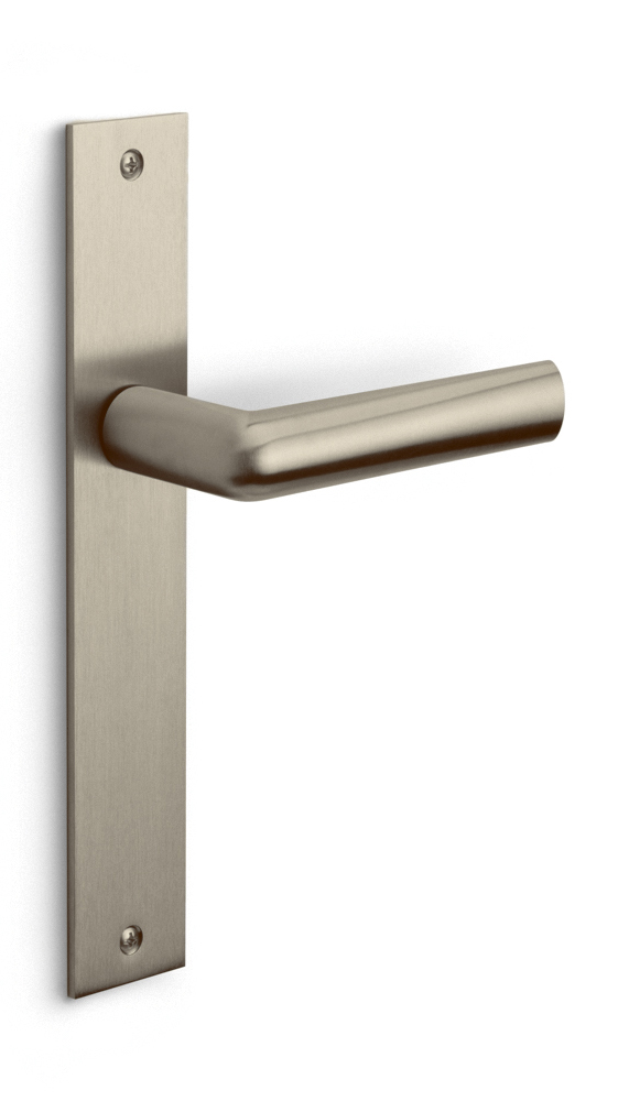 PBI101P236SFC - solid unsprung door handle on blind plate