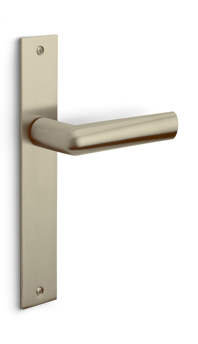PBI102P236SFC - solid unsprung door handle on blind plate