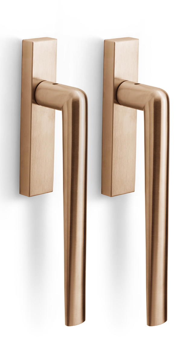 PBI230PAY - set of lift-up sliding door handles profile cylinder hole Y69 PVD light bronze