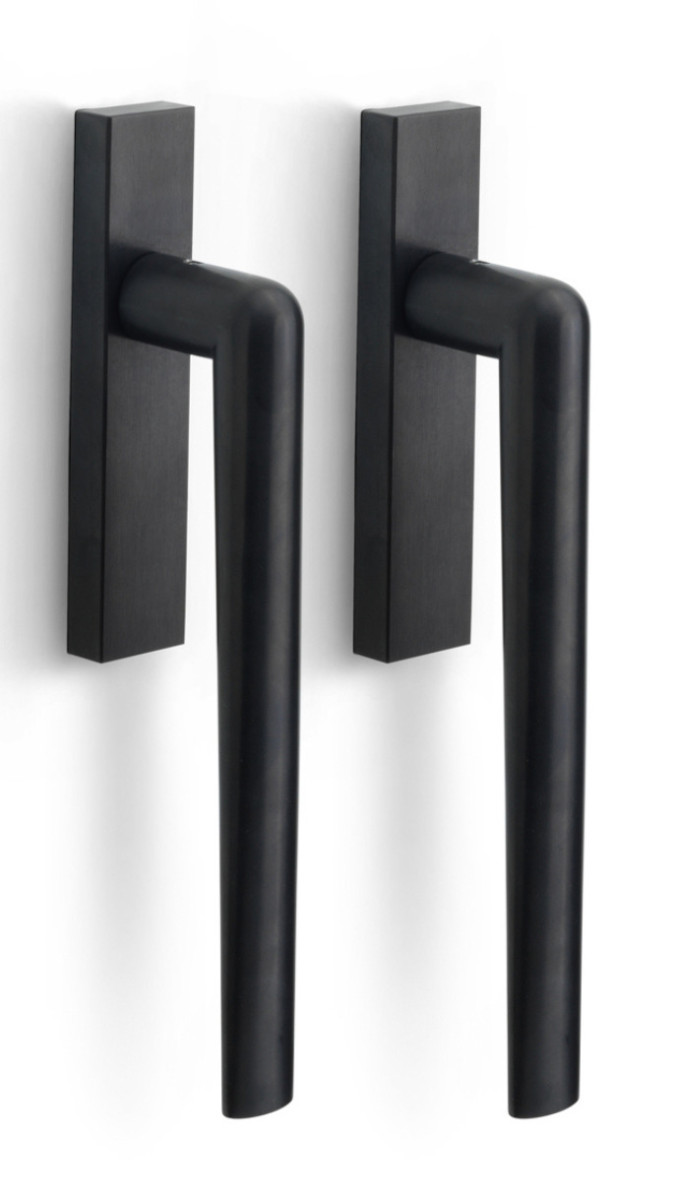 PBI230PAY - set of lift-up sliding door handles profile cylinder hole Y69 PVD satin black