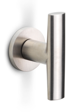 PBI103V/53 - fixed knob on rose satin stainless steel