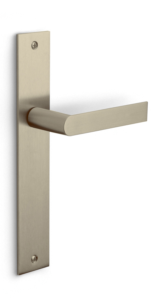 PBA100P236SFC - solid unsprung door handle on blind plate