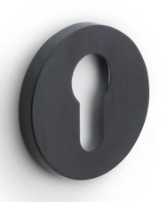 PBAY53 - profile cylinder escutcheon PVD satin black