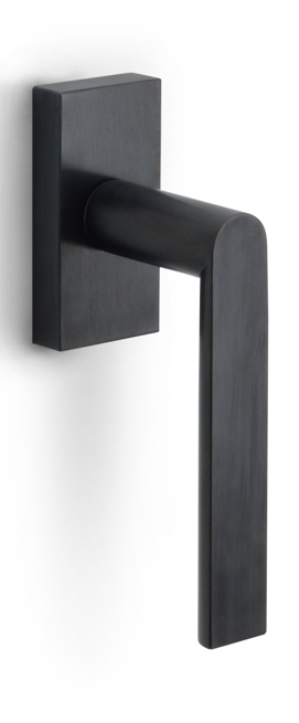 PBA100-DK - L ARC PBA100-DK non-locking tilt and turn window handle PVD satin black left-turning