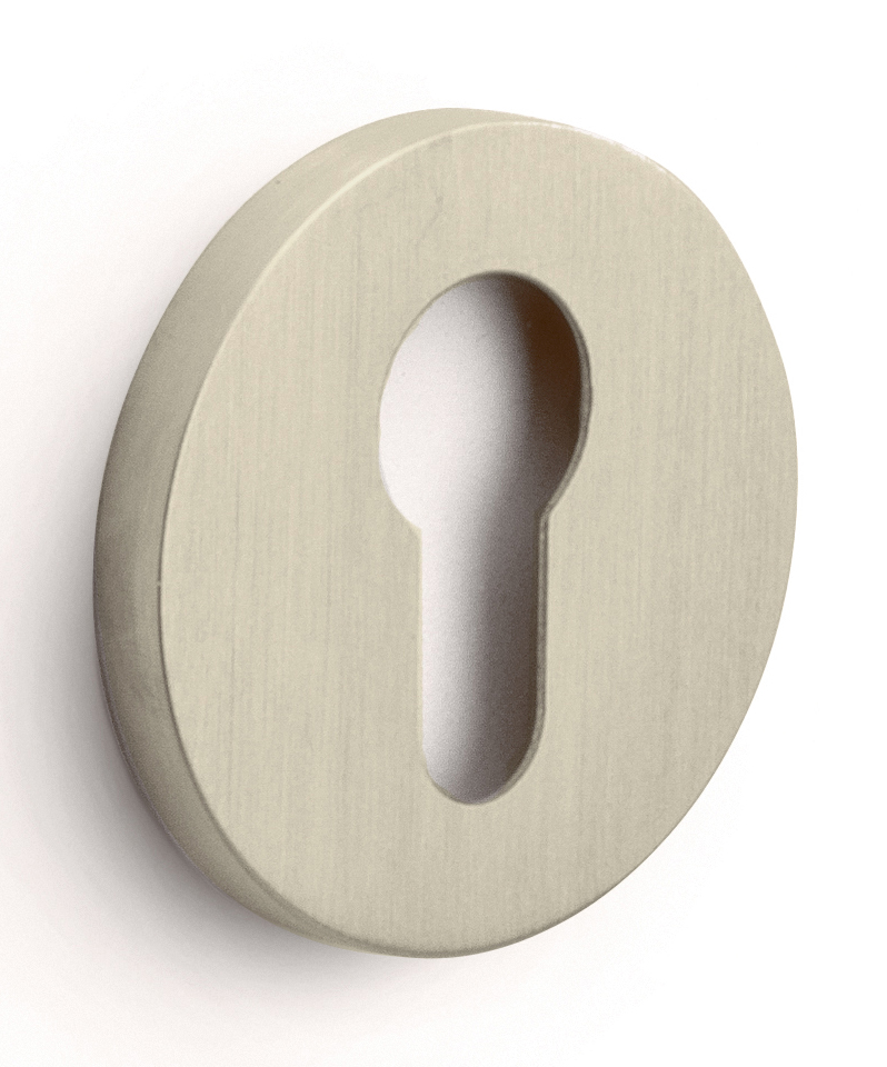 DRY53 - profile cylinder escutcheon round