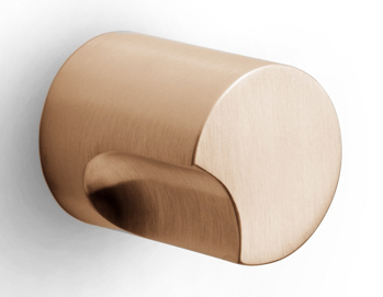 DR200V - fixed front door knob PVD light bronze