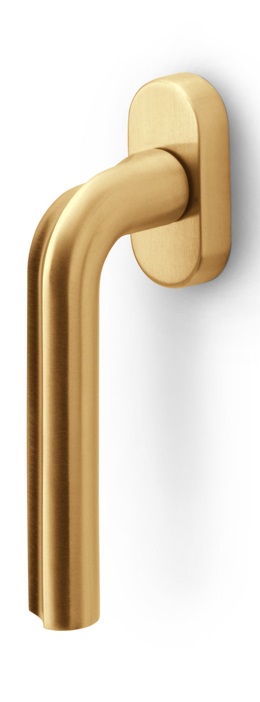 DR100-DK-O - R ECLIPSE DR100-DK-O non-locking tilt and turn window handle PVD satin gold right-turning