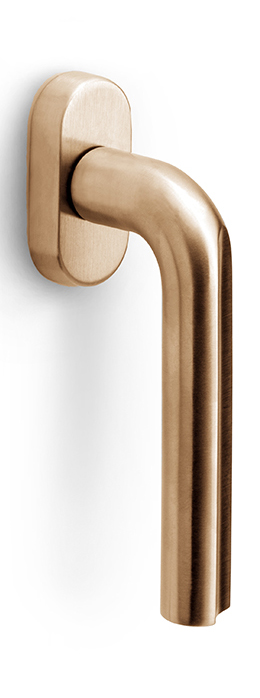 DR101-DK-O - L ECLIPSE DR101-DK-O non-locking tilt and turn window handle PVD light bronze left-turning