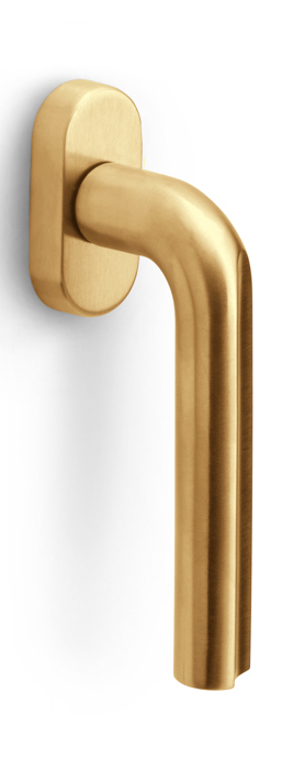 DR101-DK-O - L ECLIPSE DR101-DK-O non-locking tilt and turn window handle PVD satin gold left-turning