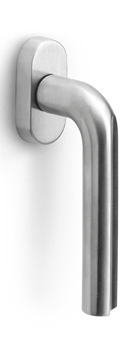 DR101-DK-O - L ECLIPSE DR101-DK-O non-locking tilt and turn window handle satin stainless steel left-turning