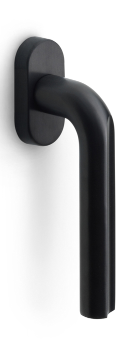 DR101-DK-O - L ECLIPSE DR101-DK-O non-locking tilt and turn window handle PVD satin black left-turning