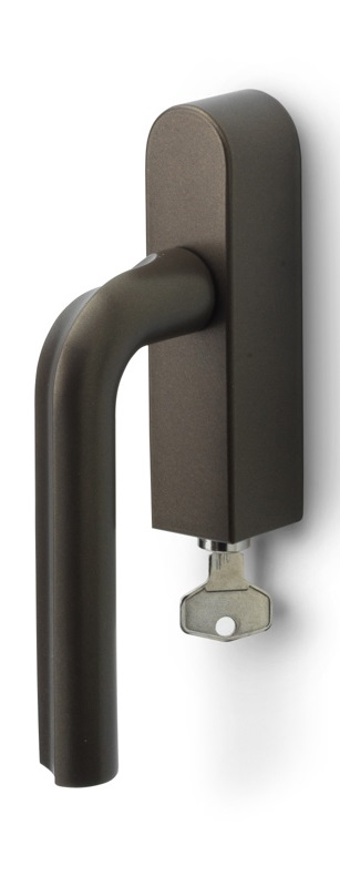 DR100-DKLOCK-O - R ECLIPSE DR100-DKLOCK-O locking tilt and turn window handle bronze right-turning