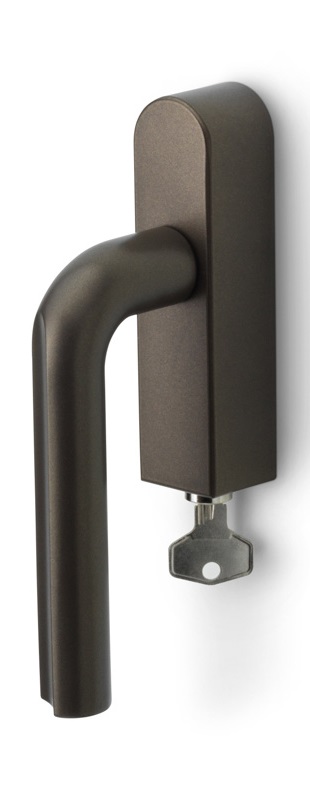 DR101-DKLOCK-O - R ECLIPSE DR101-DKLOCK-O locking tilt and turn window handle bronze right-turning