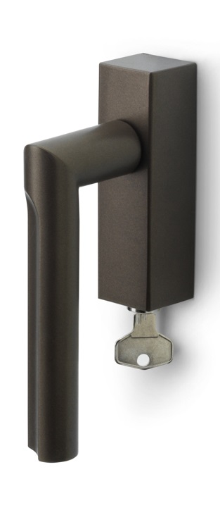 DR103-DKLOCK - R ECLIPSE DR103-DKLOCK locking tilt and turn window handle bronze right-turning