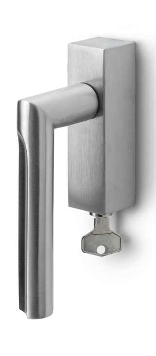 DR103-DKLOCK - R ECLIPSE DR103-DKLOCK locking tilt and turn window handle satin stainless steel right-turning