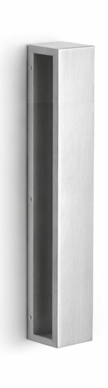 EK180 - sliding door pull handle satin stainless steel