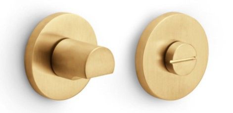 GLWC53-ZI - privacy set incl. 5/6/7/8 mm pin PVD satin gold