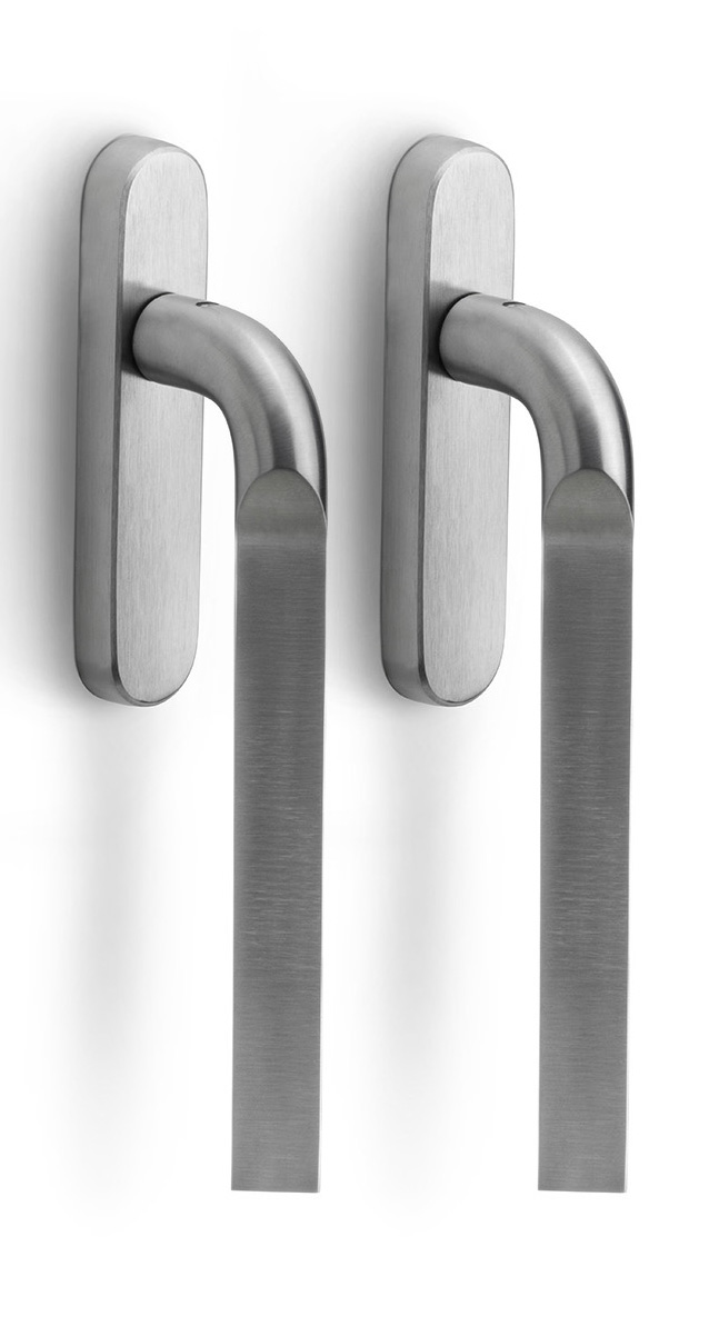 GL230PA - set of lift-up sliding door handles satin stainless steel
