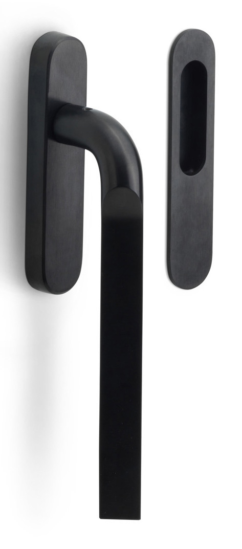 GL230 - lift-up sliding door handle blank PVD satin black