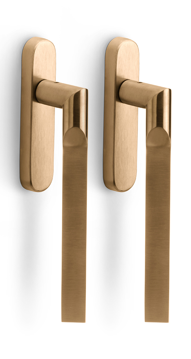 GL231PA - set of lift-up sliding door handles PVD light bronze