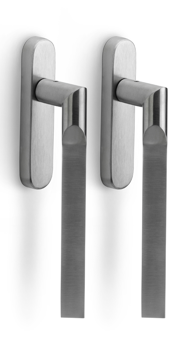 GL231PA - set of lift-up sliding door handles satin stainless steel