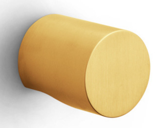 GL200V - fixed front door knob PVD satin gold