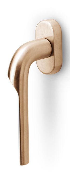 GL100-DK-O - R RIVIO GL100-DK-O non-locking tilt and turn window handle PVD light bronze right-turning