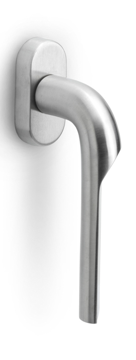 GL100-DK-O - L RIVIO GL100-DK-O non-locking tilt and turn window handle satin stainless steel left-turning