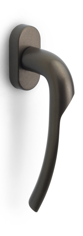 GL102-DK-O - L RIVIO GL102-DK-O non-locking tilt and turn window handle bronze left-turning