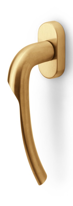 GL102-DK-O - R RIVIO GL102-DK-O non-locking tilt and turn window handle PVD satin gold right-turning