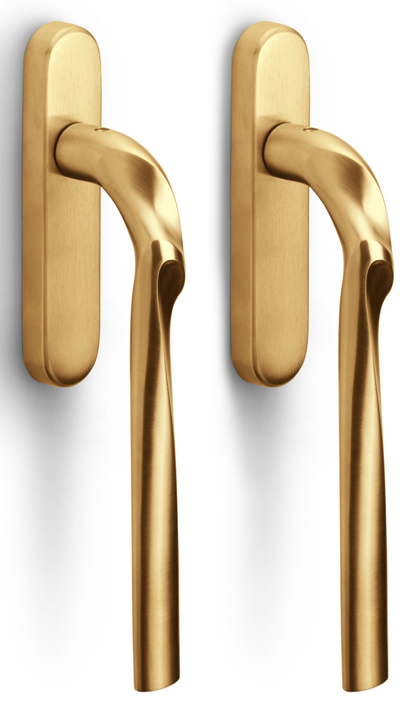 ZH230PA - set of lift-up sliding door handles PVD satin gold