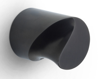ZH200V - fixed front door knob PVD satin black