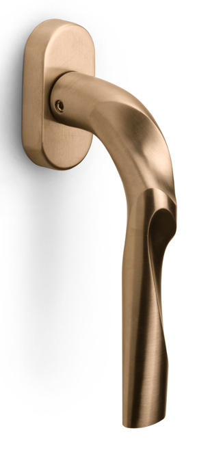 ZH100-DK-O - R ELEEZ ZH100-DK-O non-locking tilt and turn window handle PVD light bronze right-turning
