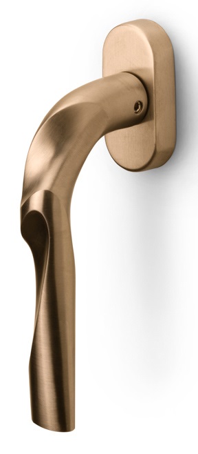ZH100-DK-O - L ELEEZ ZH100-DK-O non-locking tilt and turn window handle PVD light bronze left-turning