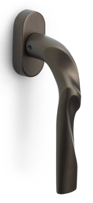 ZH100-DK-O - R ELEEZ ZH100-DK-O non-locking tilt and turn window handle bronze right-turning