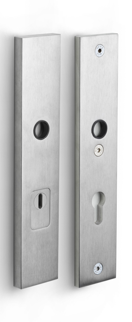 LSQSM50KTPC92 - solid security plates with cylinder protection to suit door handles SKG*** PC92